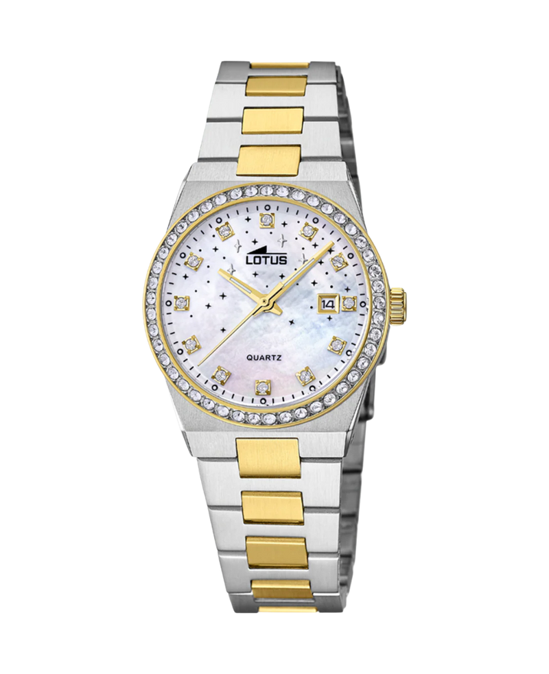 Lotus Freedom 18886/1 reloj mujer acero esfera blanca pulsera multicolor