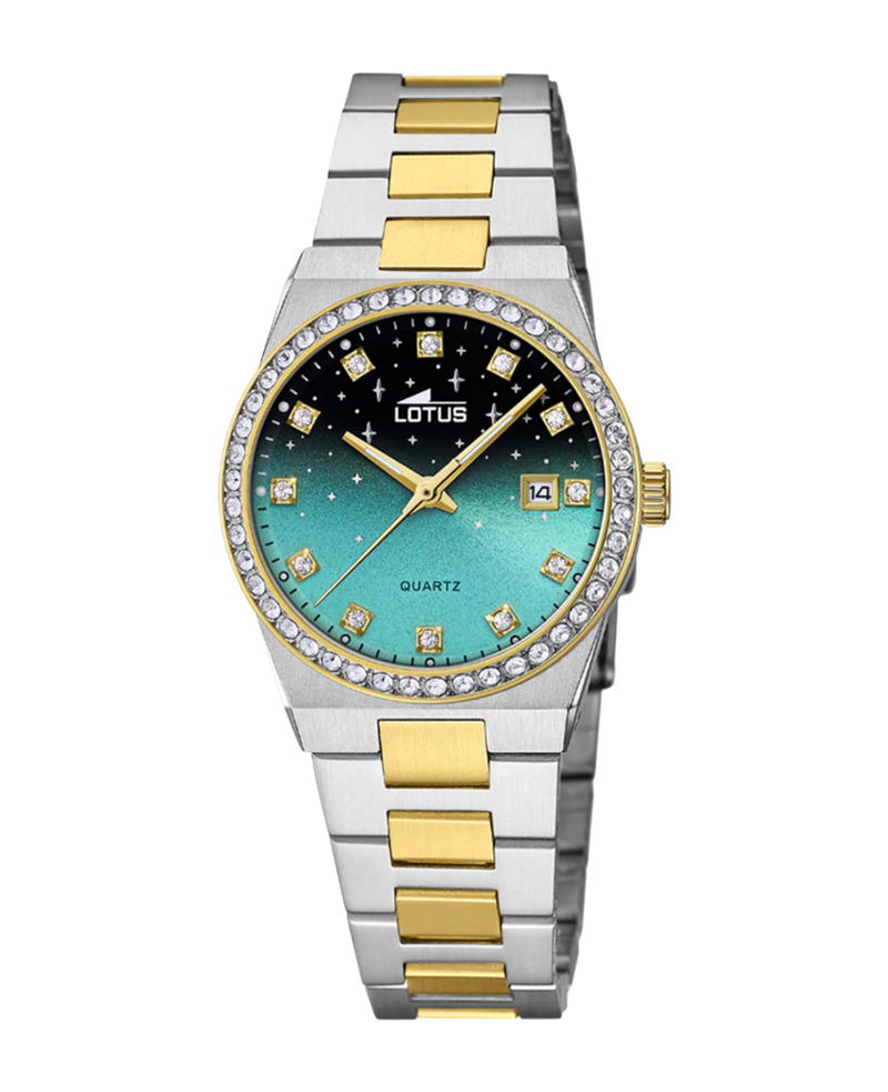 Lotus Freedom 18886/2 reloj mujer acero esfera verde pulsera multicolor