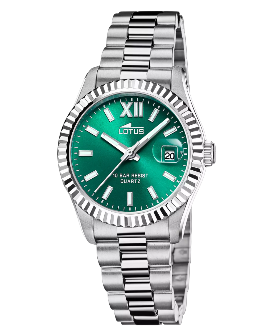 Lotus Freedom 18930/4 reloj mujer acero inoxidable esfera verde