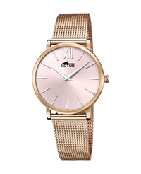 Lotus Classic 18733/1 reloj mujer acero inoxidable rosa 33.5mm esfera rosa pulsera armys