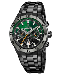 Festina Chrono Bike F20673/2 reloj hombre acero esfera verde pulsera negra