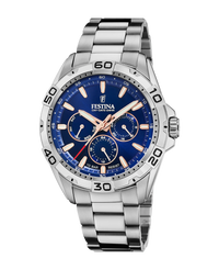 Festina F20623/2 reloj hombre acero multifunción esfera azul