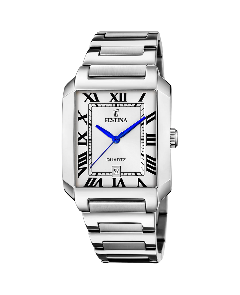 Festina F20677/1 reloj hombre acero inoxidable plateado esfera plateada
