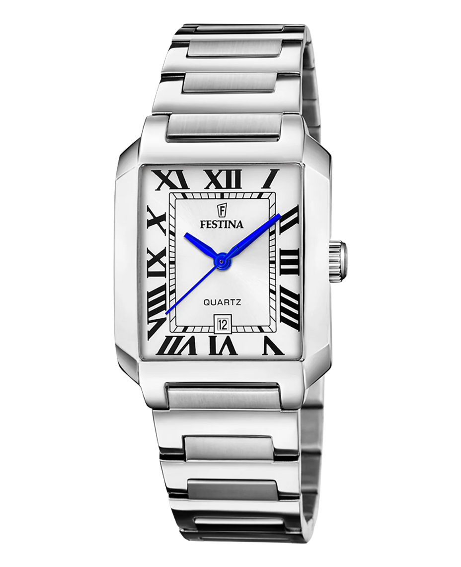 Festina F20679/1 reloj mujer acero inoxidable plateado 33mm esfera plateada