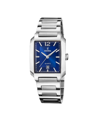 Festina F20679/3 reloj mujer acero inoxidable esfera azul pulsera plateada
