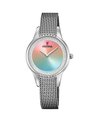 Festina Mademoiselle F20494/9 reloj mujer acero plateado esfera multicolor