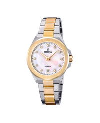 Festina Mademoiselle F20702/1 reloj mujer acero esfera beige pulsera multi