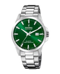 Festina F20024/6 reloj hombre acero inoxidable esfera verde cristal zafiro