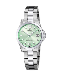 Festina Swiss Made F20049/2 reloj mujer acero esfera verde cristal zafiro