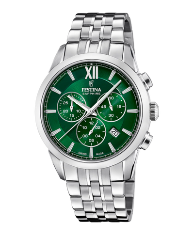 FESTINA SWISS MADE CHRONO F20040/3 GREEN