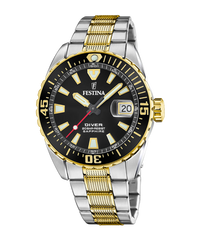 Festina F20706/3 reloj hombre acero inoxidable esfera negra deportivo