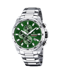 Festina F20463/3 reloj hombre cronógrafo acero verde esfera deportiva