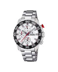 Festina Junior F20457/1 reloj niño acero blanco cronógrafo deportivo