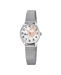 Lotus Classic 18571/E reloj niña acero inoxidable plateado con pulsera milanesa