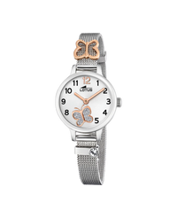 Lotus Classic 18659/2 reloj niña acero inoxidable plateado 24mm esfera plateada