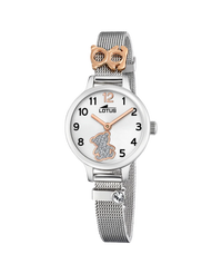 Lotus Classic 18659/4 reloj niña acero inoxidable plateado esfera plateada