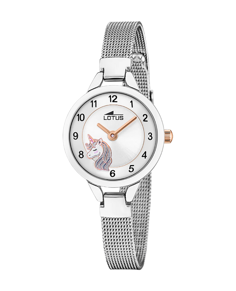 Lotus Classic 18862/2 reloj niña acero plateado 25mm esfera plateada