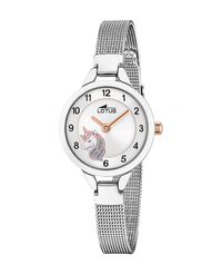 Lotus Classic 18862/2 reloj niña acero plateado 25mm esfera plateada