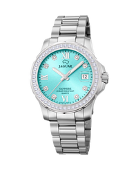 Jaguar Sport J892/6 reloj mujer acero inoxidable esfera azul cristal zafiro