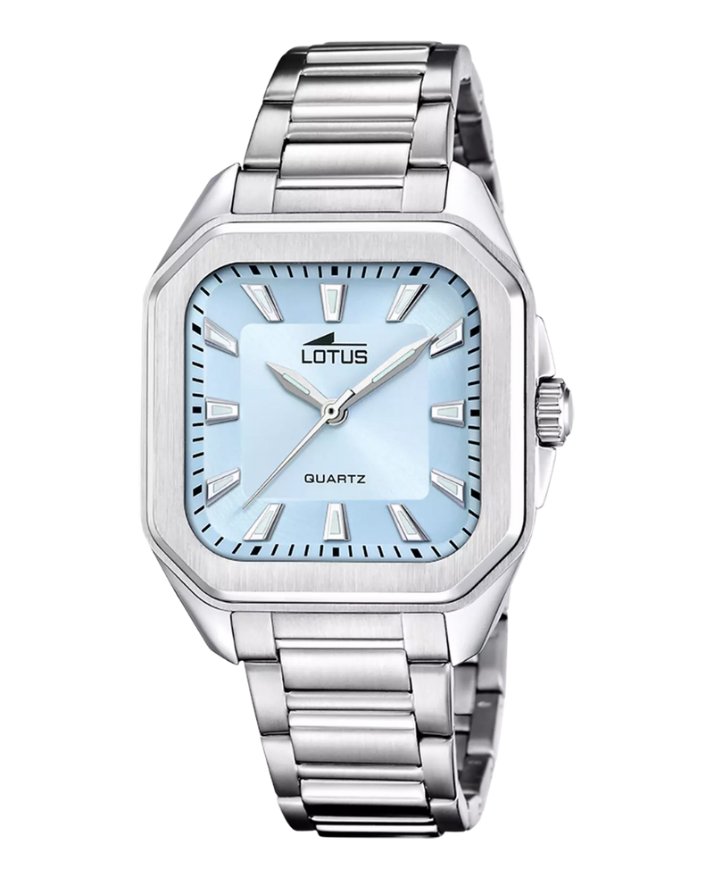 Lotus Classic 18967/4 reloj mujer acero inoxidable esfera azul plateado elegante