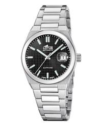 Lotus Classic Automático 18999/4 reloj hombre acero negro esfera