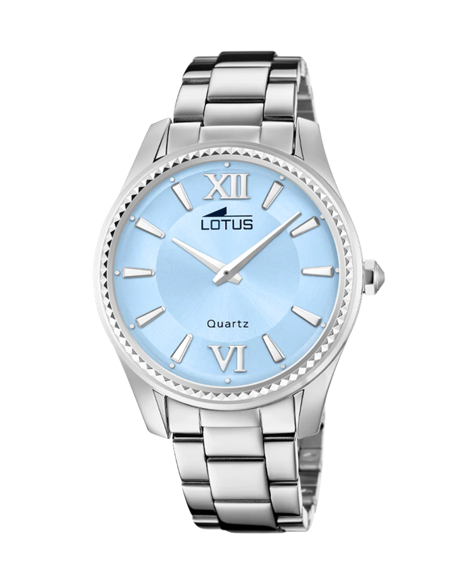 Lotus Bliss 18898/B reloj mujer acero esfera azul pulsera plateada