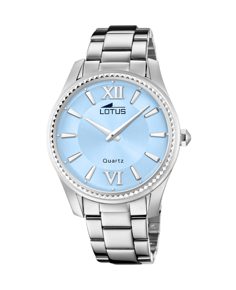 Lotus Bliss 18898/B reloj mujer acero esfera azul pulsera plateada