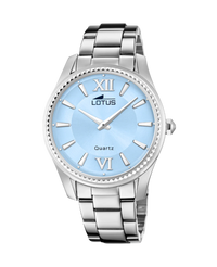 Lotus Bliss 18898/B reloj mujer acero esfera azul pulsera plateada