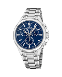 Lotus Chrono 18991/2 reloj hombre acero cronógrafo esfera azul