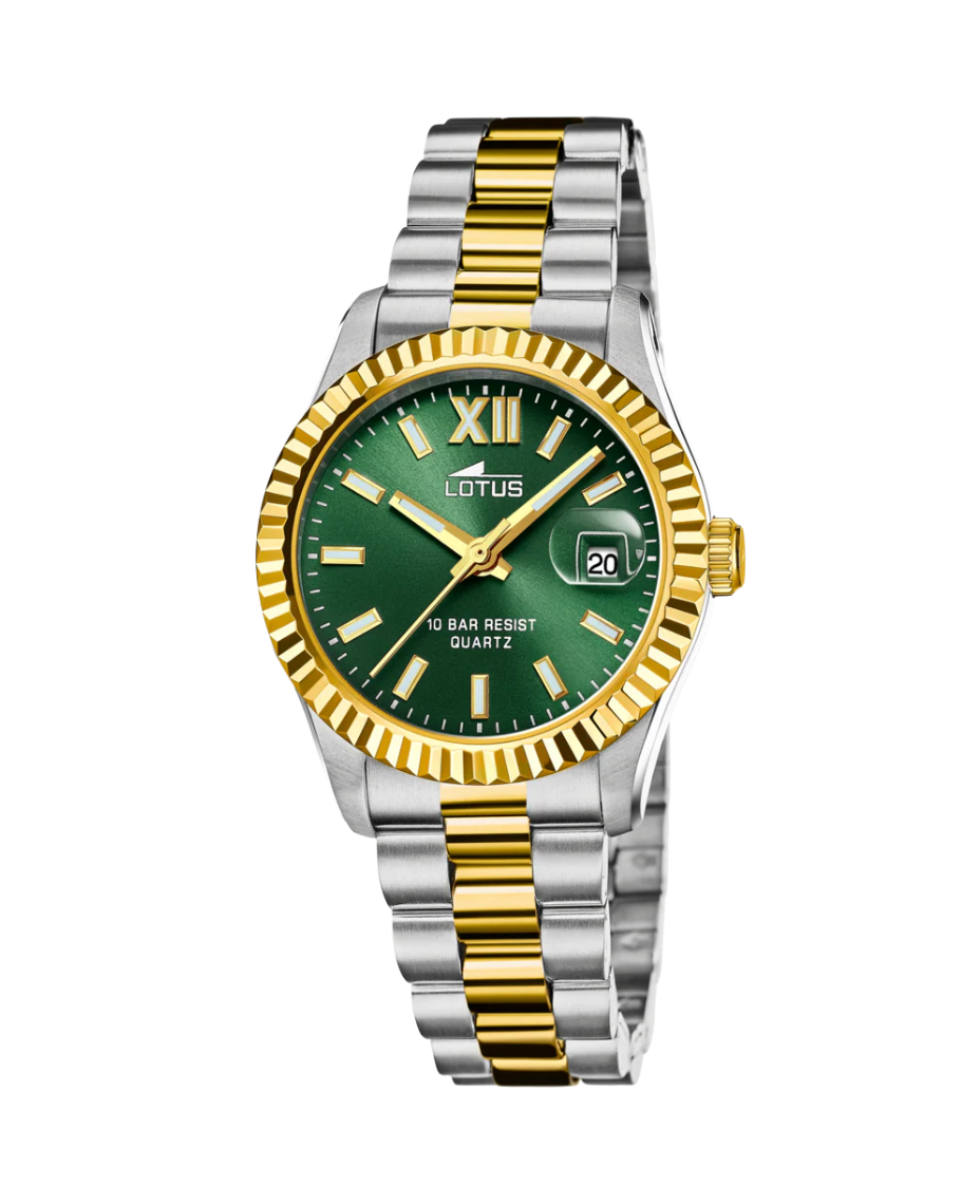Lotus Freedom 18931/3 reloj mujer acero esfera verde pulsera multicolor