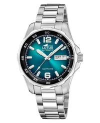 Lotus Classic 18997/1 reloj hombre automático acero esfera azul