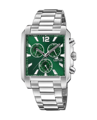 Lotus Classic Cronógrafo 18850/3 reloj hombre acero esfera verde