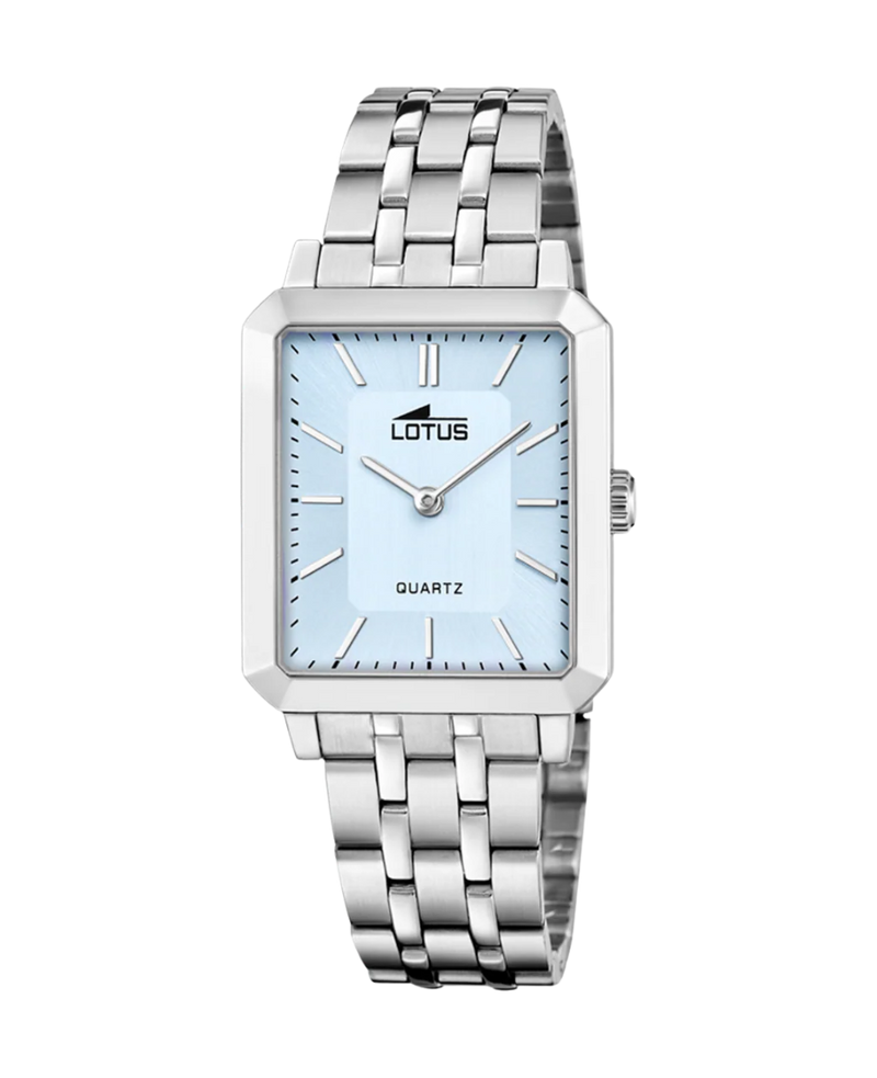 Lotus Classic 18980/2 reloj mujer acero esfera azul pulsera plateada