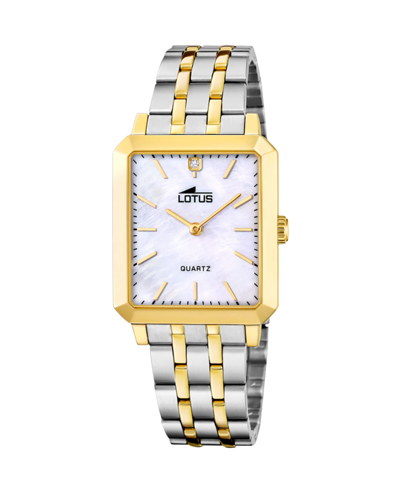 Lotus Classic 18981/1 reloj mujer acero esfera blanca pulsera multicolor