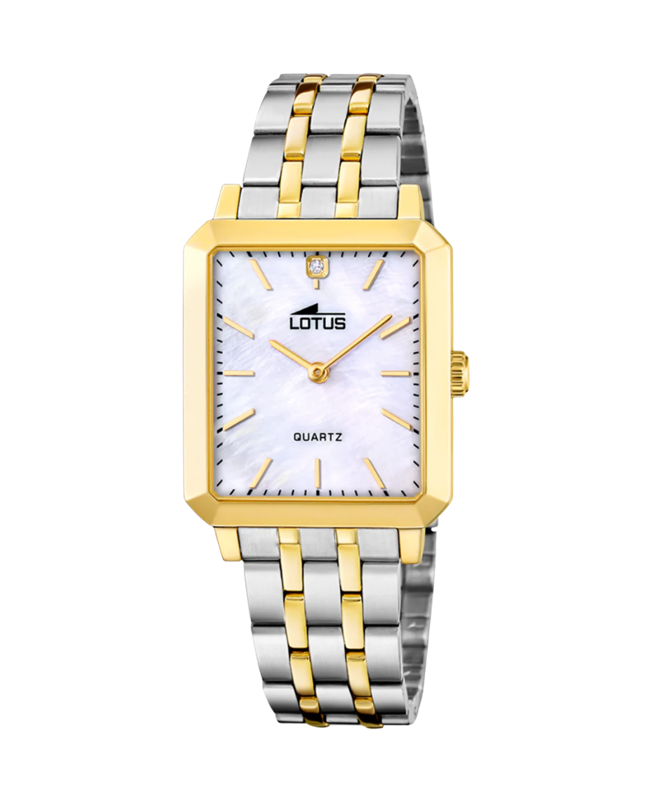 Lotus Classic 18981/1 reloj mujer acero esfera blanca pulsera multicolor