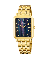 Lotus Classic 18982/3 reloj mujer acero inoxidable pulsera armys dorada esfera negra