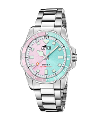 Lotus Classic 18936/1 reloj mujer acero inoxidable esfera rosa plateado