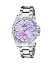 Lotus Classic 18937/6 reloj mujer acero inoxidable esfera morada pulsera plateada
