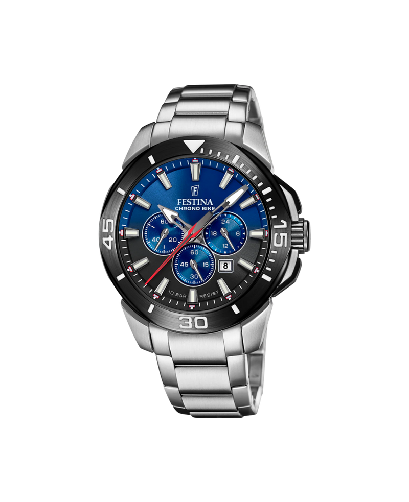 Festina Chrono Bike F20641/C reloj hombre acero inoxidable esfera azul cronógrafo deportivo