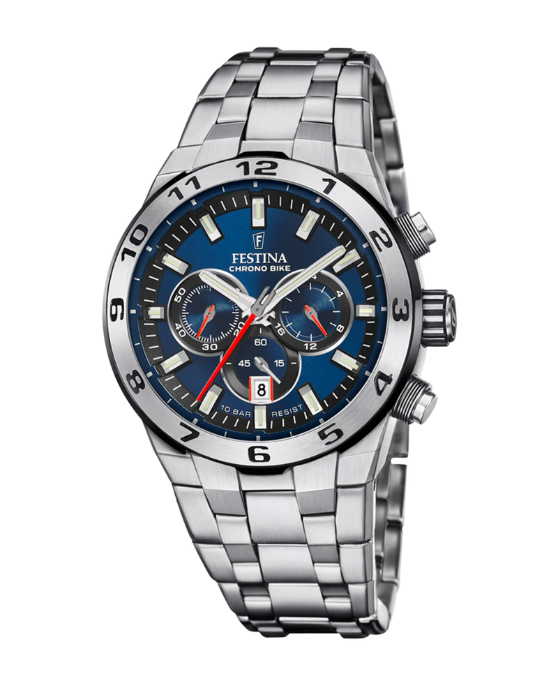 Festina Chrono Bike F20670/1 reloj hombre acero cronógrafo esfera azul deportivo