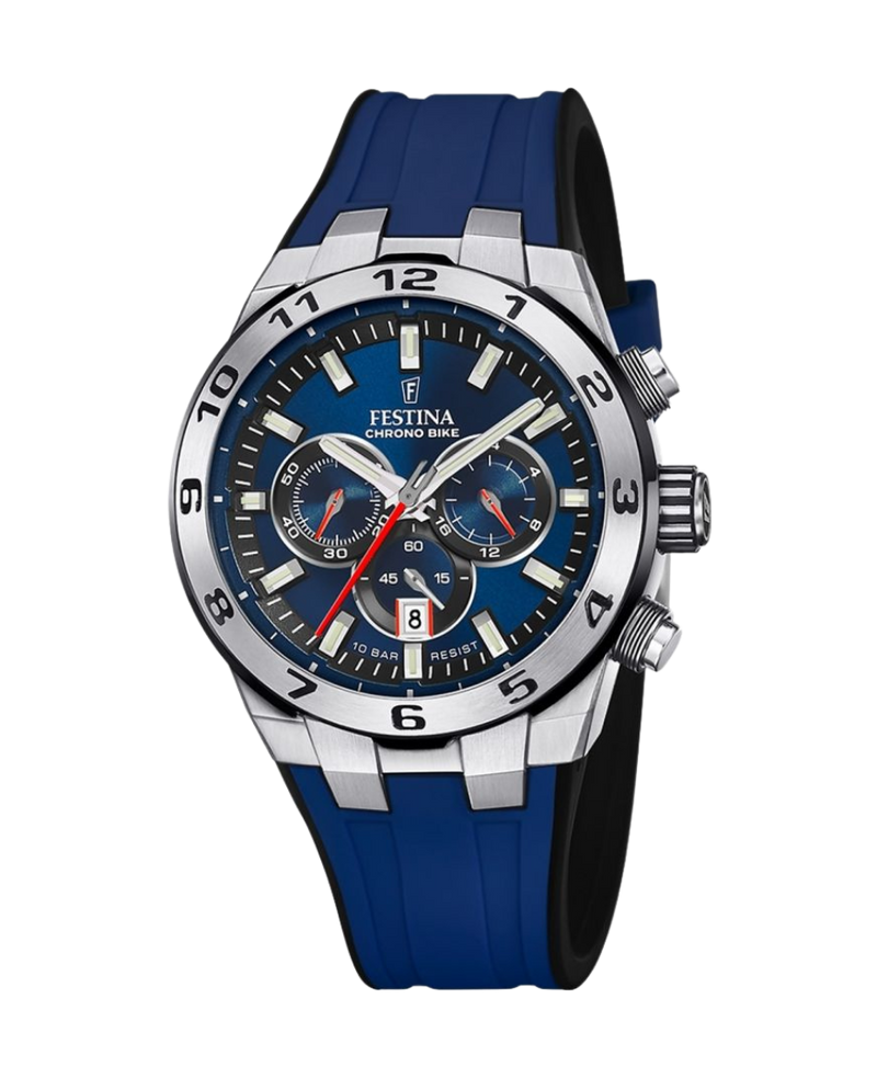 Festina Chrono Bike F20671/1 reloj hombre acero azul cronógrafo deportivo