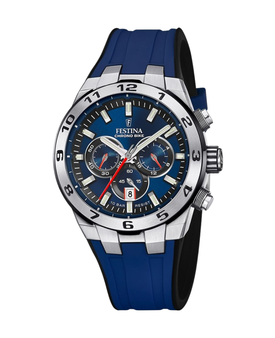 Festina Chrono Bike F20671/1 reloj hombre acero azul cronógrafo deportivo