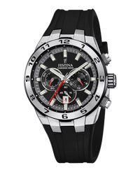 Festina Chrono Bike F20671/6 reloj hombre acero cronógrafo correa caucho negro deportivo