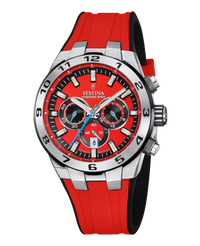Festina Chrono Bike F20671/5 reloj hombre acero cronógrafo rojo