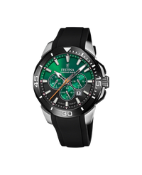Festina Chrono Bike F20642/C reloj hombre acero cronógrafo esfera verde correa caucho negro