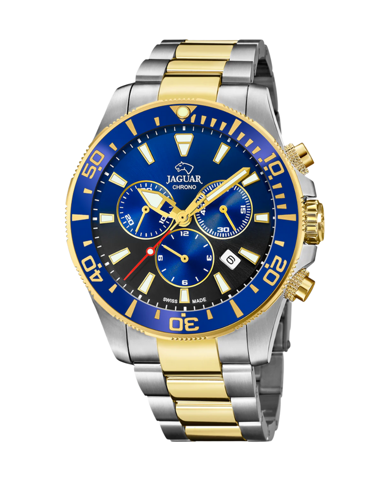 Jaguar Executive J862/4 reloj hombre cronógrafo acero esfera azul