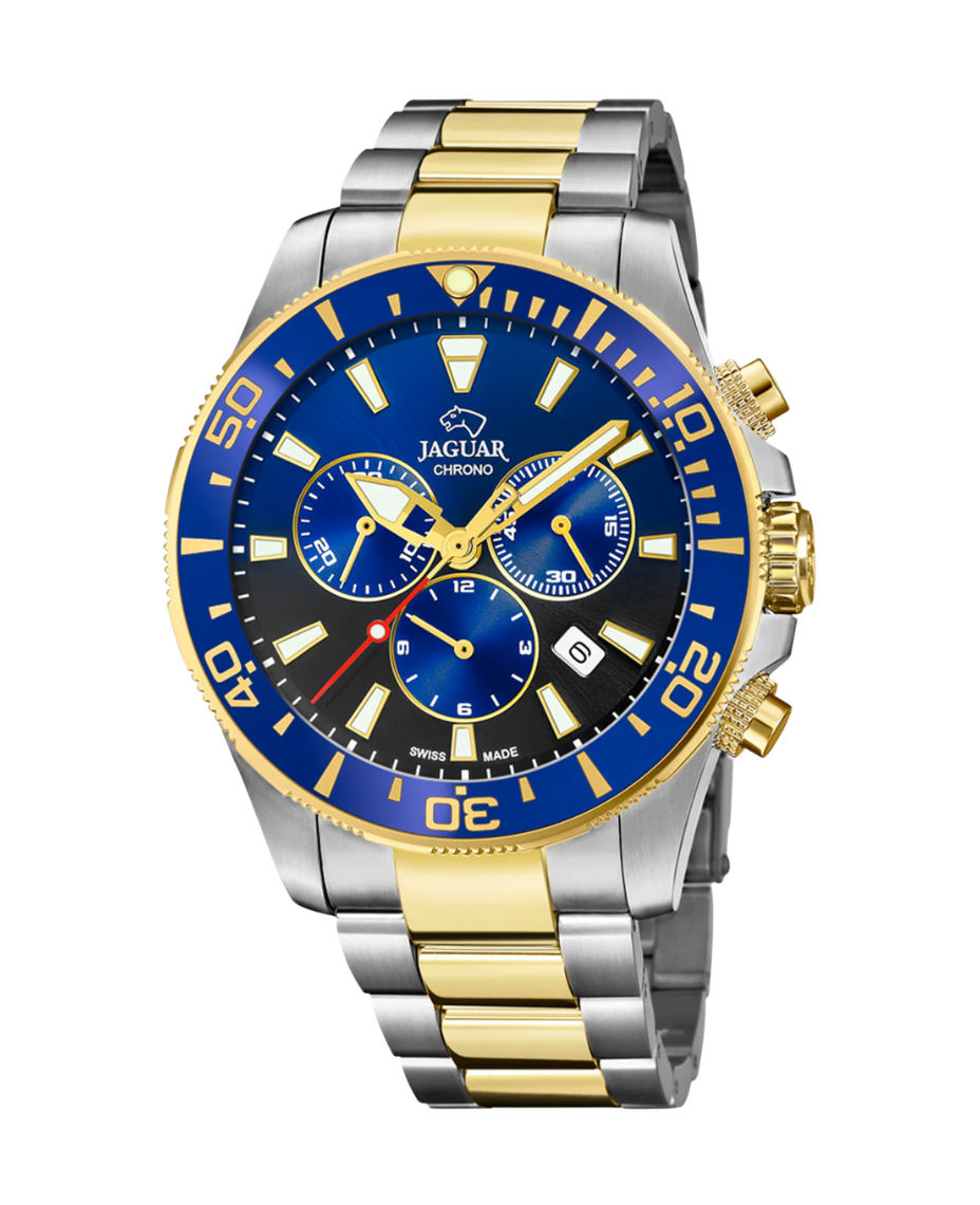 Jaguar Executive J862/4 reloj hombre cronógrafo acero esfera azul