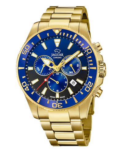 JAGUAR EXECUTIVE PIONNIER J864/5 BLUE BLACK MEN'S