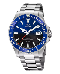 Jaguar Sport J860/5 reloj hombre acero inoxidable esfera azul cristal zafiro deportivo