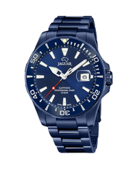 Jaguar Sport J987/1 reloj hombre acero azul deportivo cristal zafiro